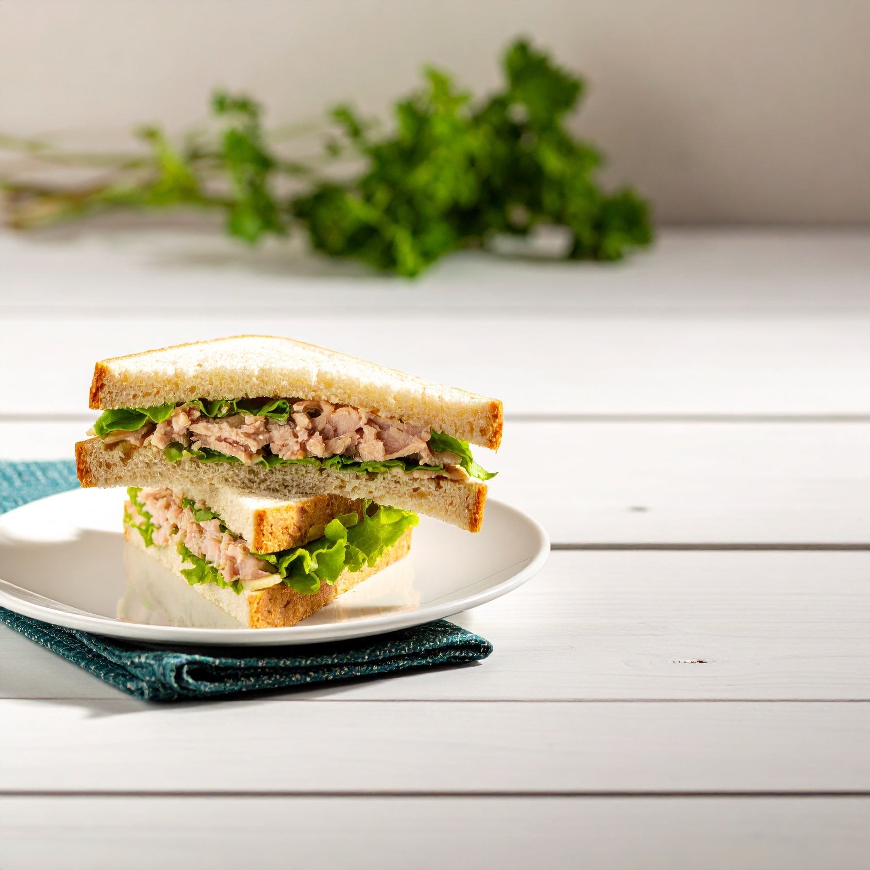 Simply Made | Tuna Salad Wedge Sandwich