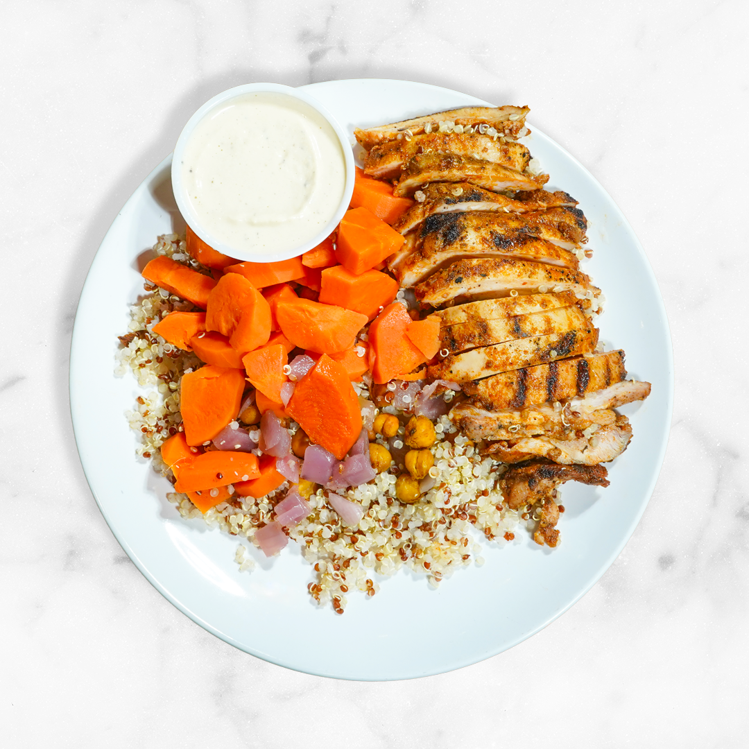 Harissa Chicken Grain Bowl