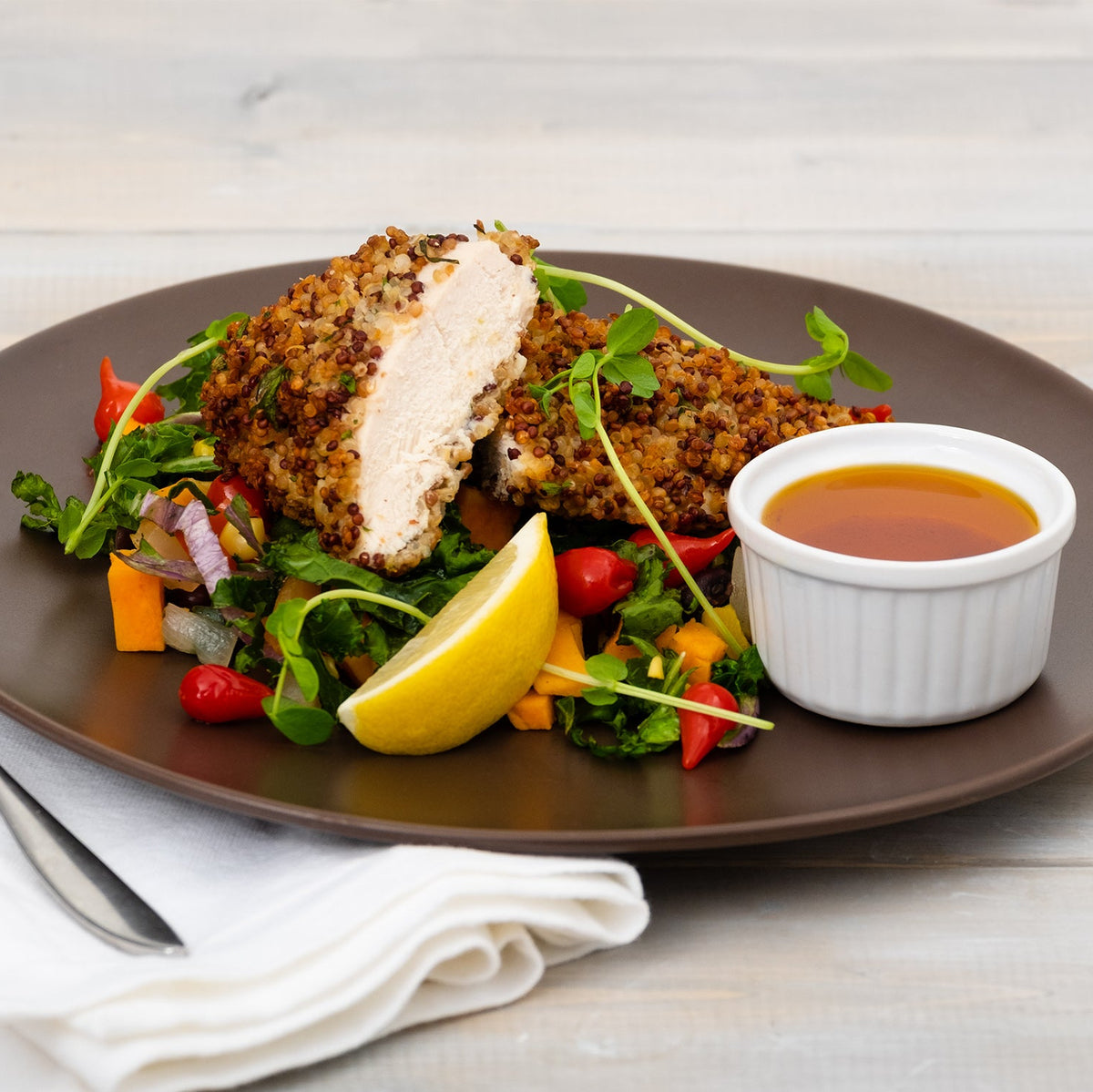 Quinoa Crusted Chicken